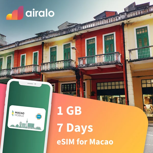1 GB Macao travel eSIM valid for 7 days