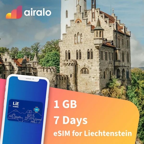 1 GB Liechtenstein travel eSIM valid for 7 days