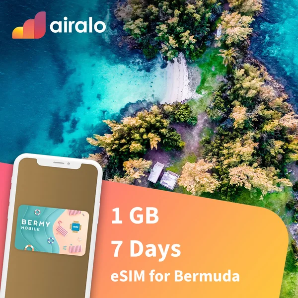 1 GB Bermuda travel eSIM valid for 7 days